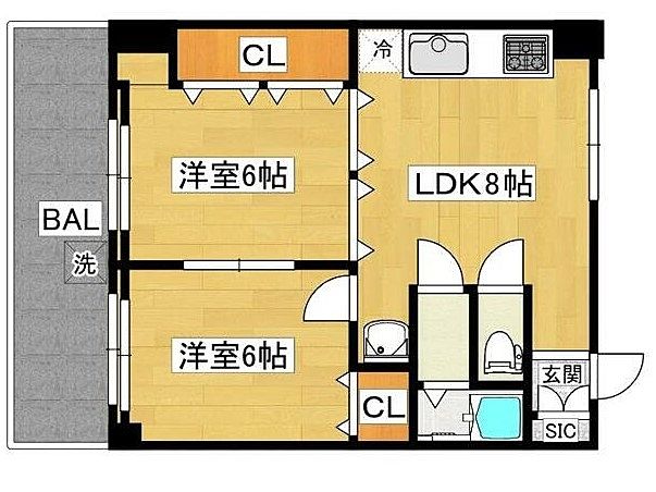 人気の福島区玉川！2LDK募集開始！