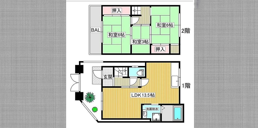 淀川駅まで徒歩2分の一戸建ていかがですか？【福島区海老江】